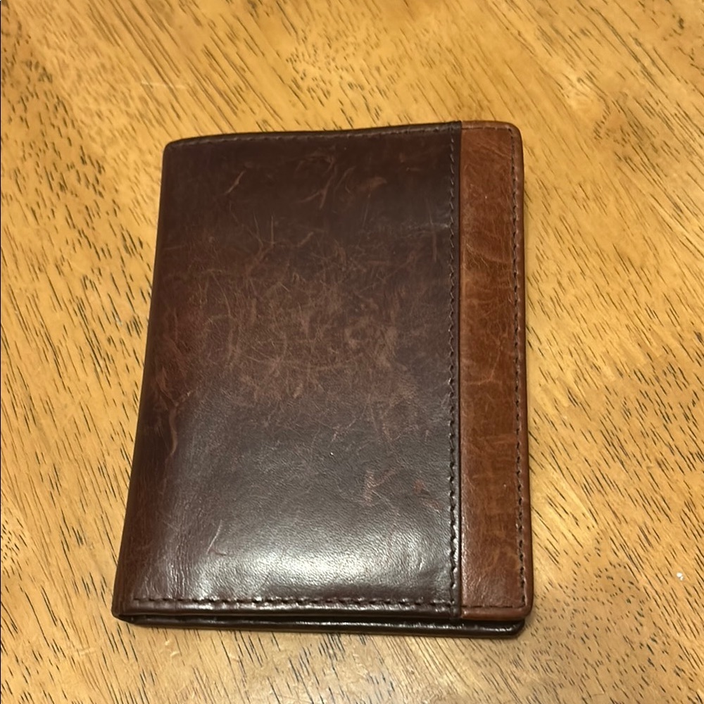 Men's Brown Leather Wallet